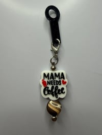 Mama Needs Coffee Straw Charm