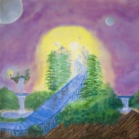 Image 1 of Over The Moon-Fantasy Fine Art Print