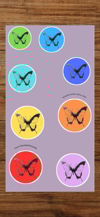 Butterfly Garden sticker sheet 