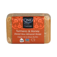 Image 1 of 7 oz Dead Sea Minerals Turmeric and Honey Soap Bar