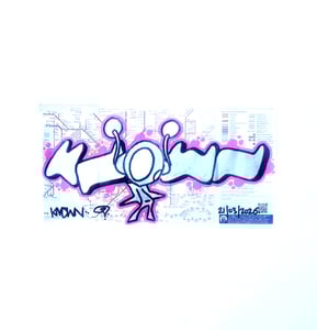 Image of KNOWN Alien Pink Outline Tube Map