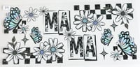 Mama Teal Flowers