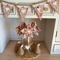 Image 2 of Hand-Created Rustic Bunting #62