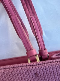 Image 6 of Authentic Preloved Prada Knitted Tote in Pink