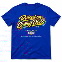 Image 2 of Raised on Coney Dogs Detroit T-Shirt – DBN Streetwear Classic