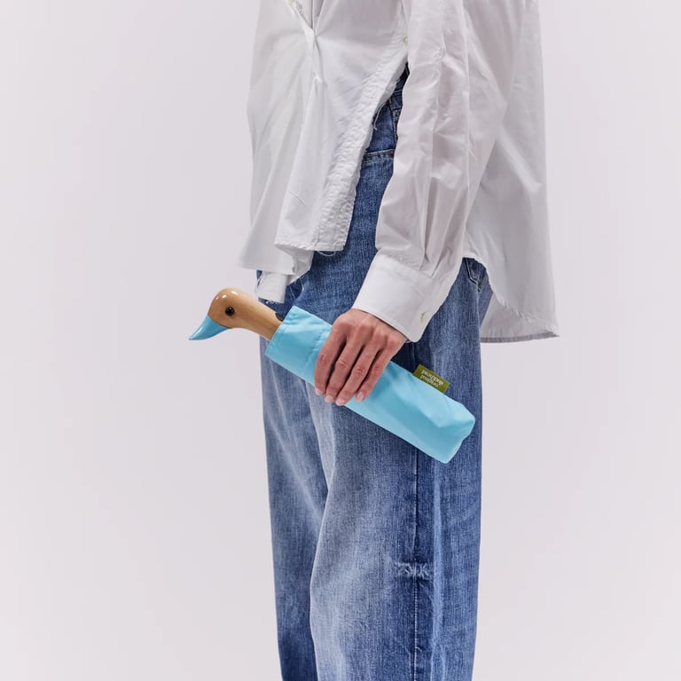 PARAPLUIE CANARD BLEU CIEL Image 3