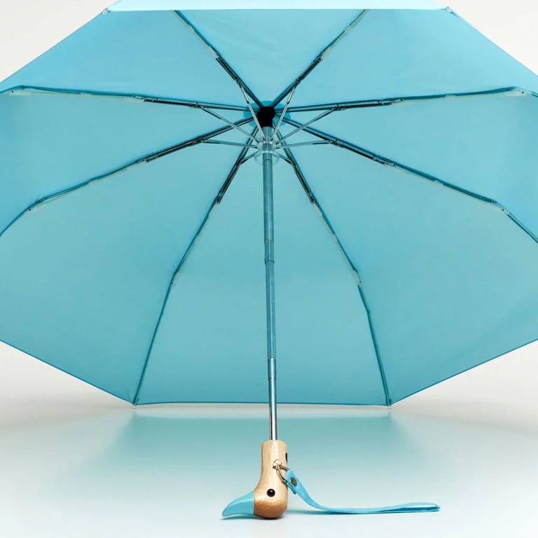 PARAPLUIE CANARD BLEU CIEL Image 5