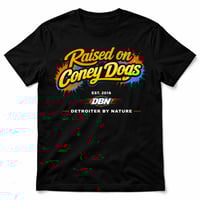 Image 3 of Raised on Coney Dogs Detroit T-Shirt – DBN Streetwear Classic