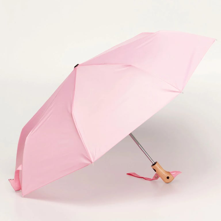 PARAPLUIE CANARD ROSE CLAIR Image 3