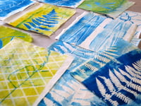 Image 1 of Gelliprinting on Fabric  - ***coming this summer!***