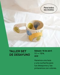 Image 1 of Taller Set de desayuno