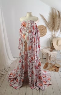 Image 1 of Photography dress Suzanne size universal | floral pattern | photo props