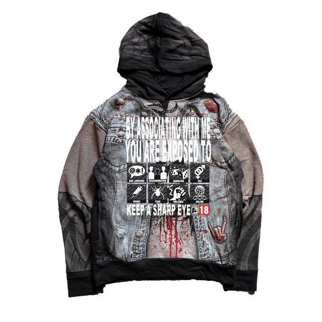 RE:PRINT HOODIE #3 (S)
