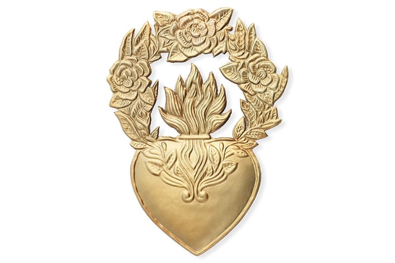 EX-VOTO COEUR ROSIER