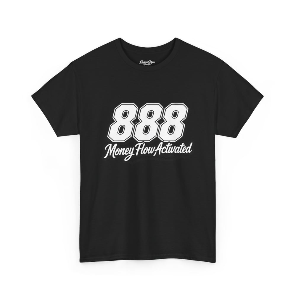 Image of Unisex T-Shirt — "888 Money Flow Activated" Graphic Tee