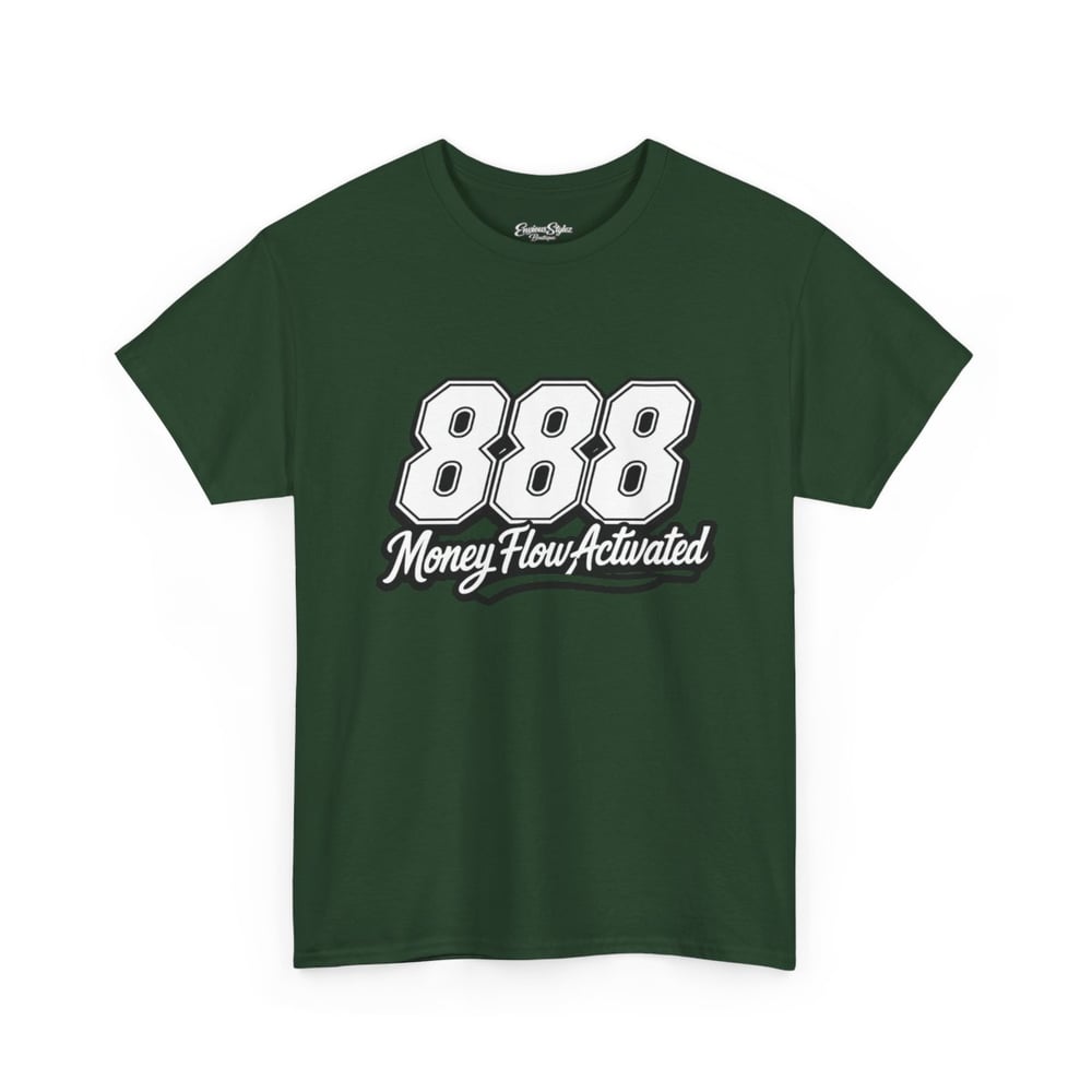 Image of Unisex T-Shirt — "888 Money Flow Activated" Graphic Tee