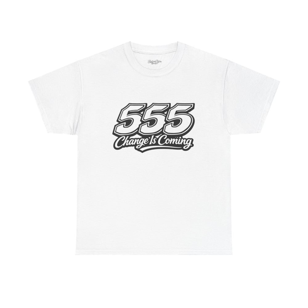 Image of 555 Change Is Coming unisex Tee - Retro Bold Graphic T-Shirt