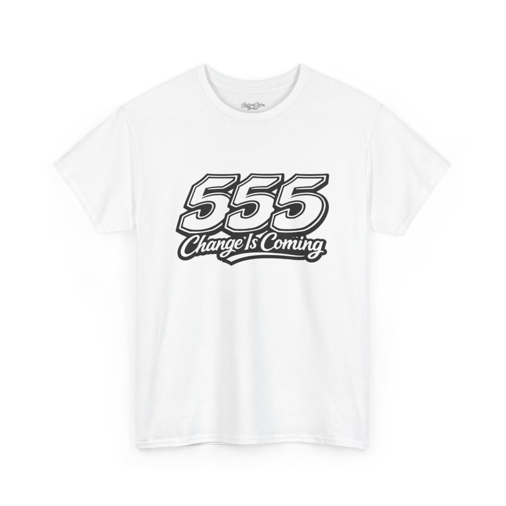 Image of 555 Change Is Coming unisex Tee - Retro Bold Graphic T-Shirt