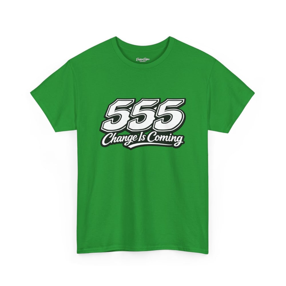 Image of 555 Change Is Coming unisex Tee - Retro Bold Graphic T-Shirt