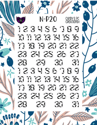 Image 21 of Date Number P-P24