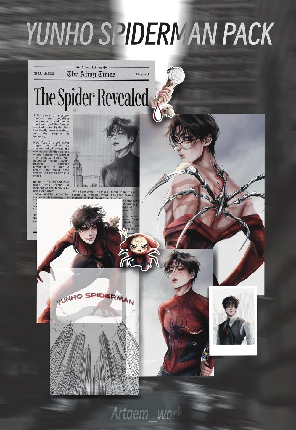 Image of Pack Spiderman Yunho 