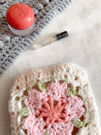 Image 4 of spring series 🌸 sakura crochet pouch