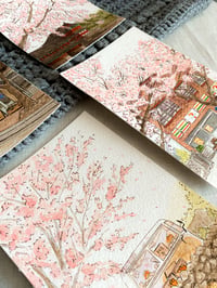 Image 1 of spring series 🌸 south korea original watercolours
