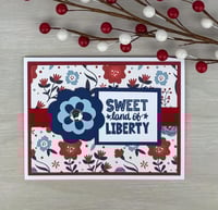 Image 2 of Patriotic Card Making Kit for Adults to DIY 6 Fourth of July Greeting Cards for Independence Day