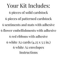Image 10 of Patriotic Card Making Kit for Adults to DIY 6 Fourth of July Greeting Cards for Independence Day