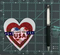 Image 6 of Patriotic Fourth of July Card Toppers for Scrapbooks, Junk Journals and Papercrafts