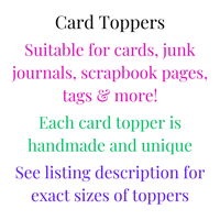 Image 11 of Patriotic Fourth of July Card Toppers for Scrapbooks, Junk Journals and Papercrafts