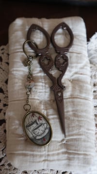 Image 1 of Scissors fob coffee time 