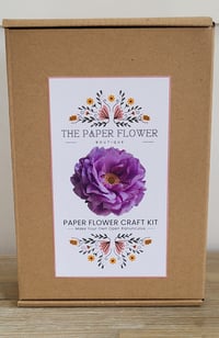 Image 2 of Paper Flower Craft Kit - Open Ranunculus