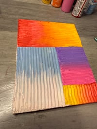 Image 1 of Block ombre colors 