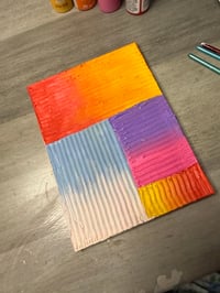 Image 2 of Block ombre colors 