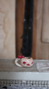 Image 1 of Miniature mug scale 1/6 Amanita mushroom 