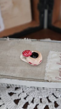 Image 4 of Miniature mug scale 1/6 Amanita mushroom 