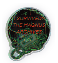 surviving the archives glitter sticker