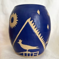 Image 2 of Dreamy Bright Blue Utility Vase