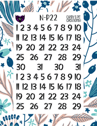 Image 23 of Date Number P-P24