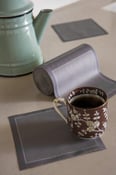 Image of SUZANNE CUMMINGS featuring MYdrap Cocktail Napkins(Gris/Sea Blue)