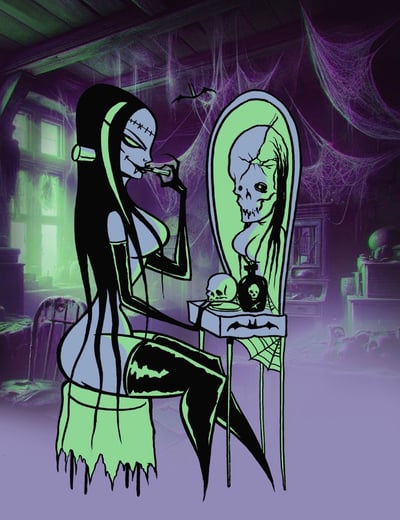 Image of NEW! vanity is Deadly - signed print 