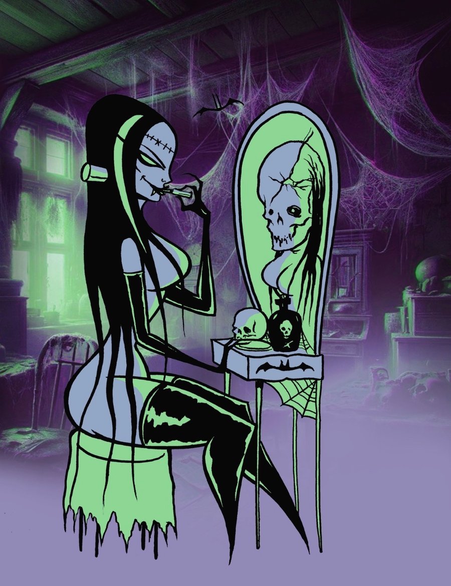 Image of NEW! vanity is Deadly - signed print 