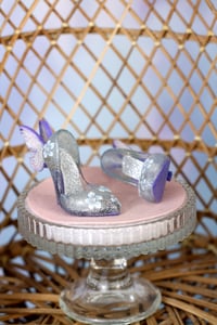 Image 5 of  Handmade Shoes for MiniFee – for High-Heeled Feet (Kill-Heeled Feet) red flowers