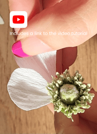 Image 4 of Paper Flower Craft Kit - Japanese Anemone