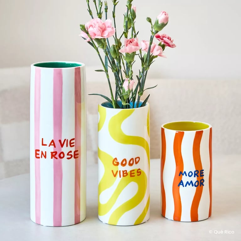 VASE ANTONIA - LA VIE EN ROSE - QUÉ RICO Image 2