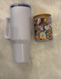 Image 1 of 40oz + Jesus Fill 15oz Glass