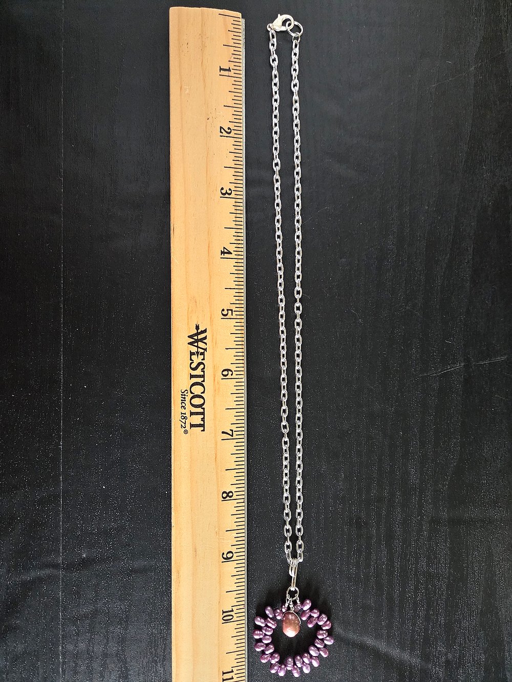 Image of Lilac Freshwater Pearl Bridal Necklace