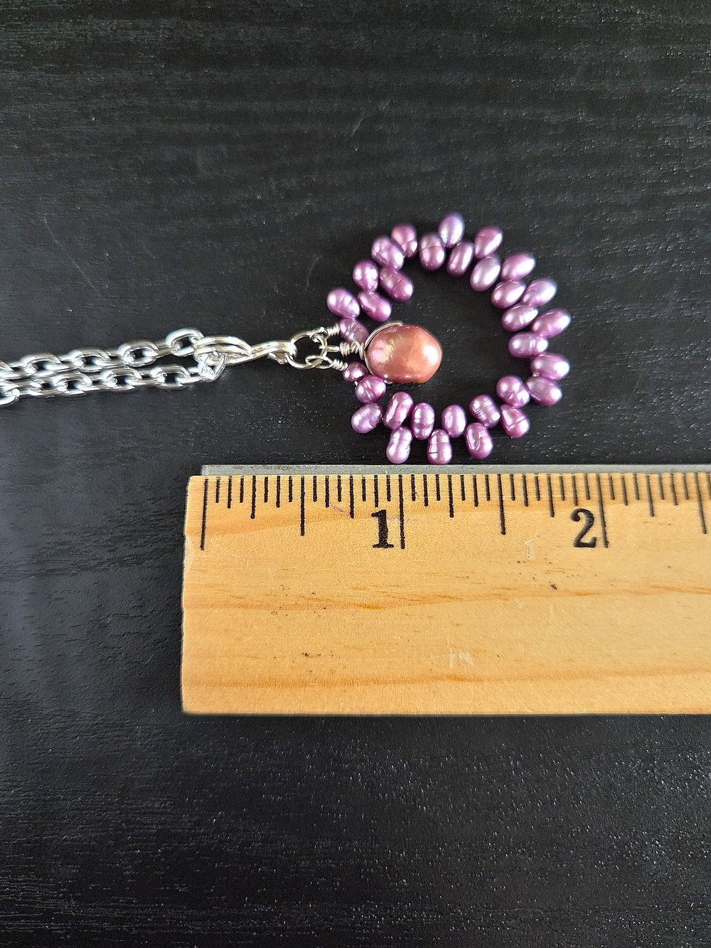 Image of Lilac Freshwater Pearl Bridal Necklace