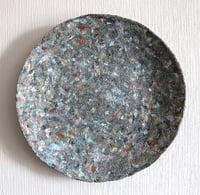 Image 1 of Abstract Textured Wall Plate | Handmade Sculptural Wall Art